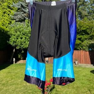 JPO womens cycle shorts XXL black blue gel seat area